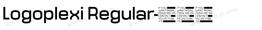 Logoplexi Regular字体转换